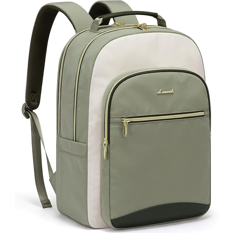 LOVEVOOK Laptop Backpack for Women, 15.6 Inch Work Business Backpack Purse for Teacher, Waterproof Nurse Bag College Bookbag for School, Casual Personal Item Travel Bag College Daypack - Image 3