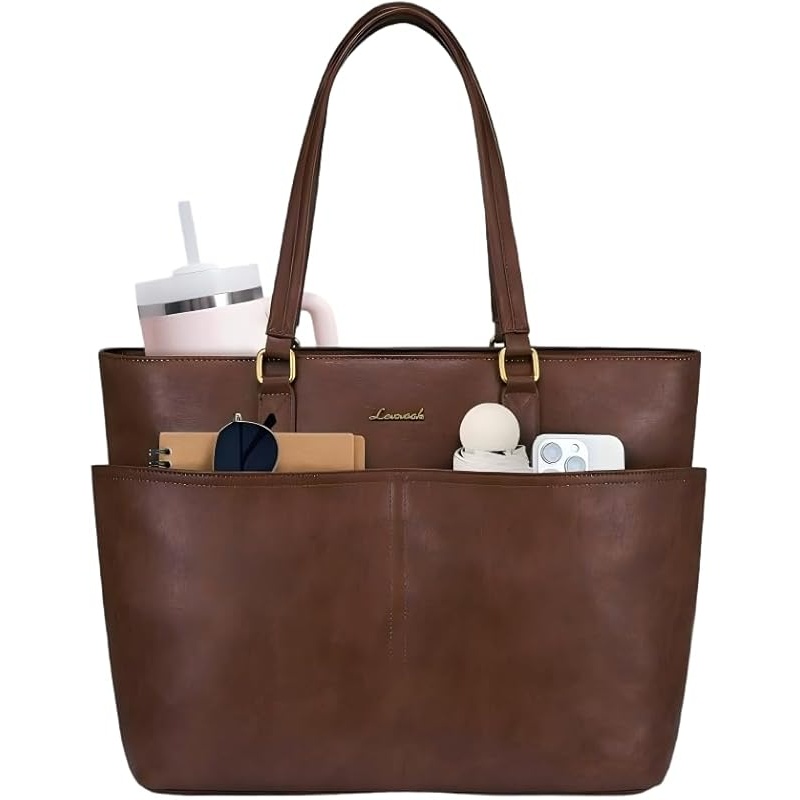LOVEVOOK Laptop Tote Bag for Women, 15.6 inch Laptop Work Bags for Teacher/Nurse Large Computer Bag for Office